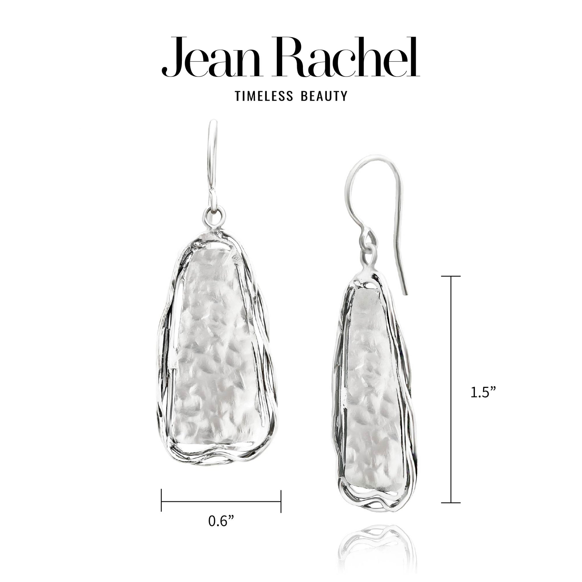 Sterling Silver Hammered Wire Wrap Earrings