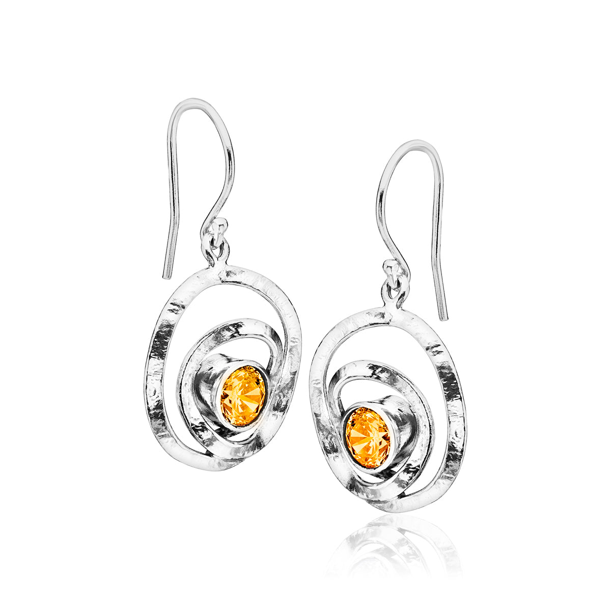 Ohrringe aus Sterlingsilber mit Süßwasserperlen