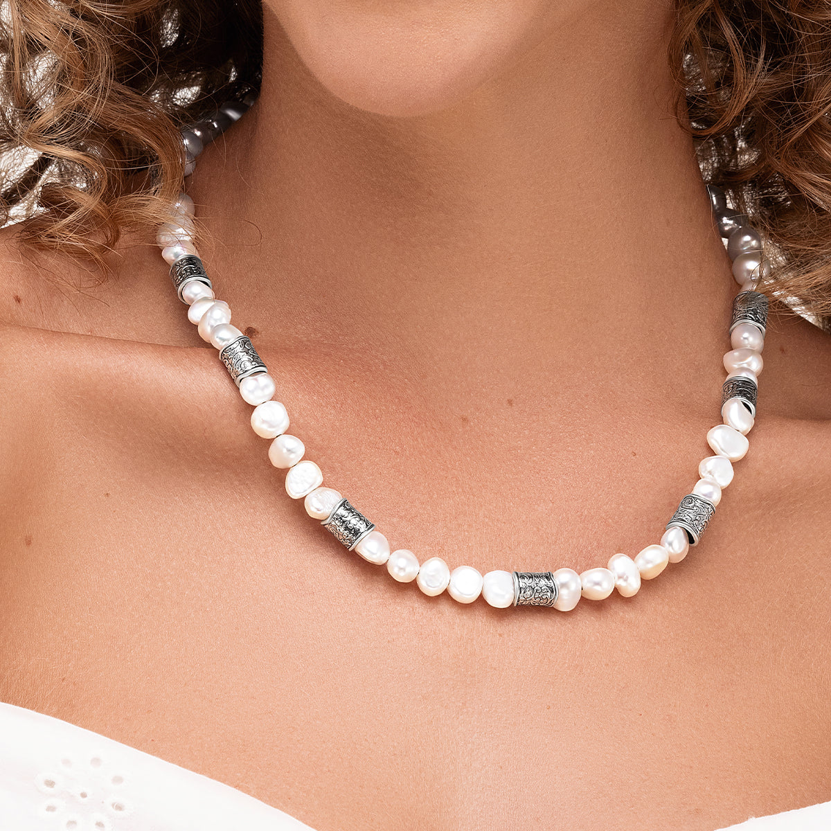 Sterling Silver Freshwater Pearl Chain Necklace – Jean Rachel Jewelry