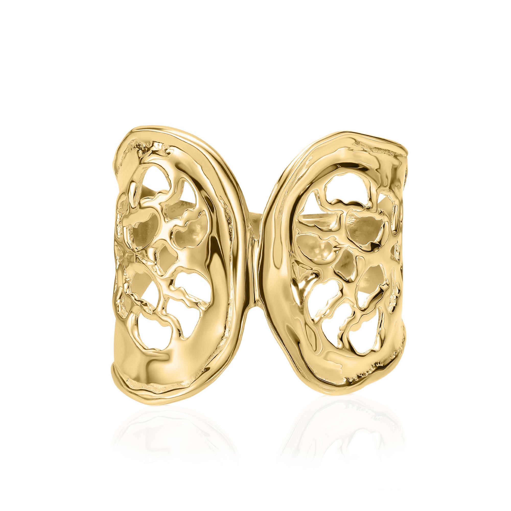 14K Gold Filigree Ring