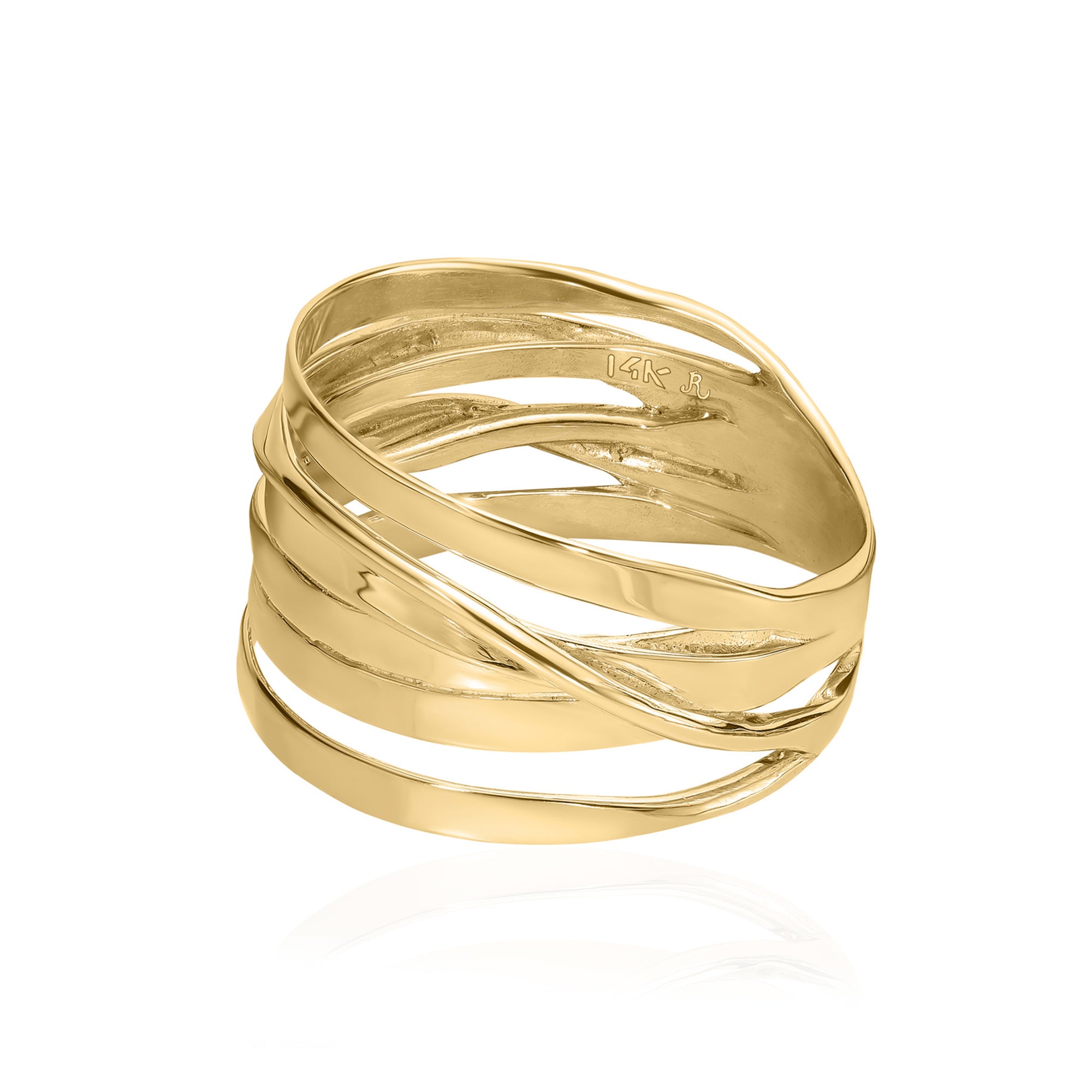 14K Gold Wrap Ring