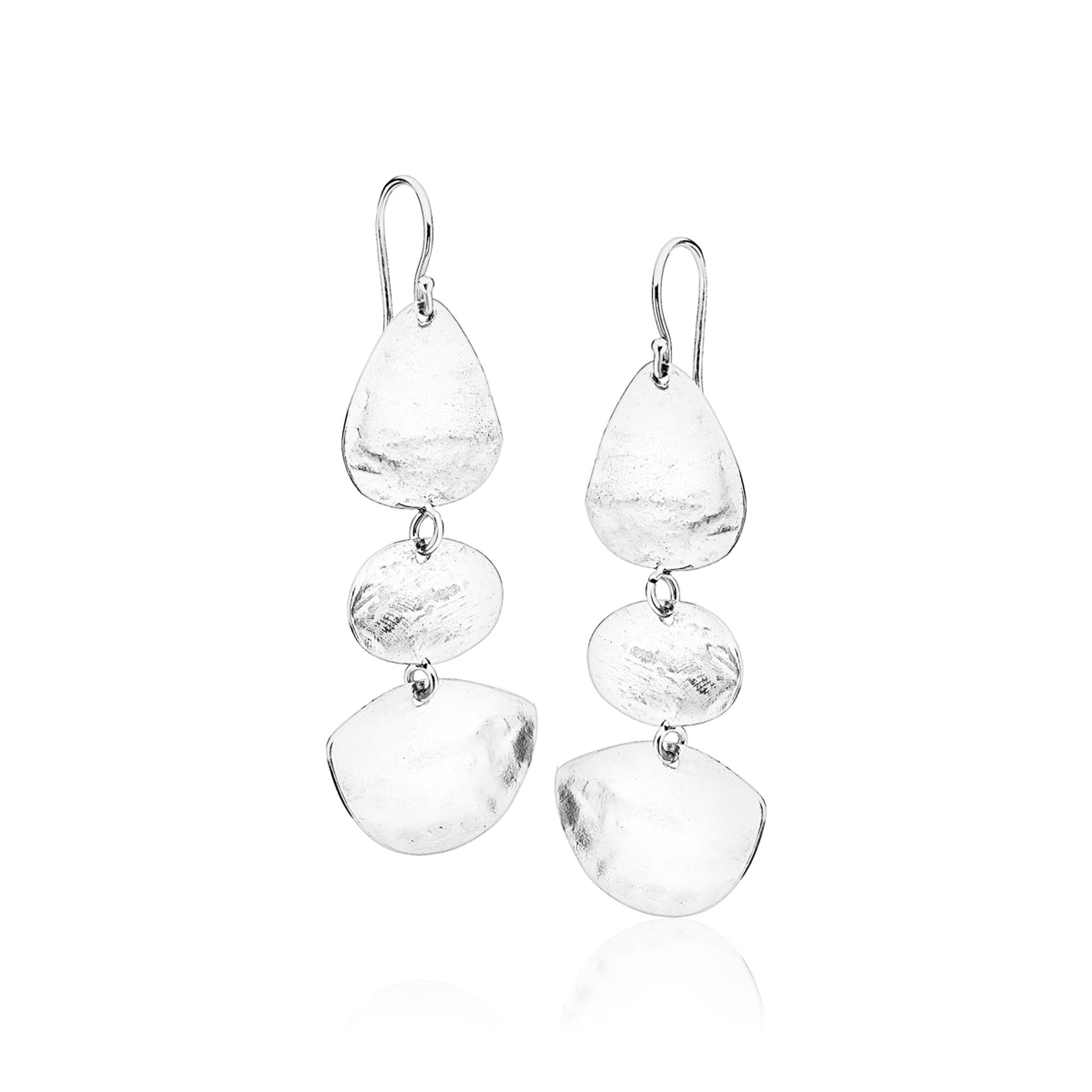 Auffällige Ohrhänger aus Sterlingsilber