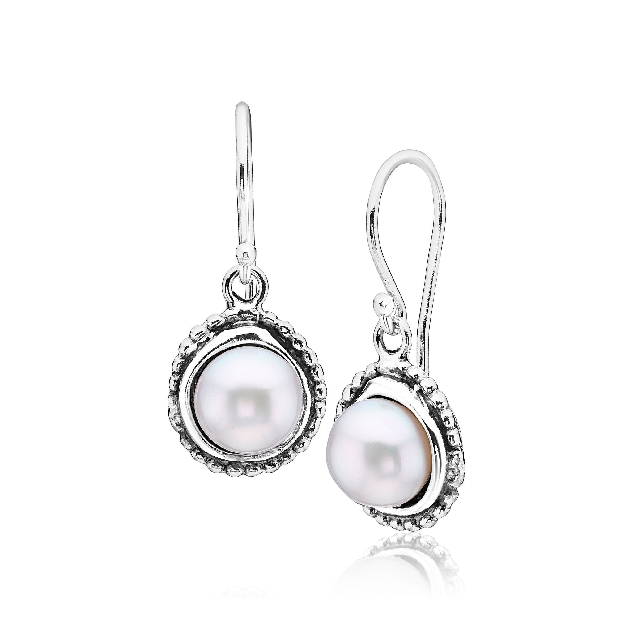 JUNKO Earrings - offers Freshwater Pearls on Sterling Silver Earwire