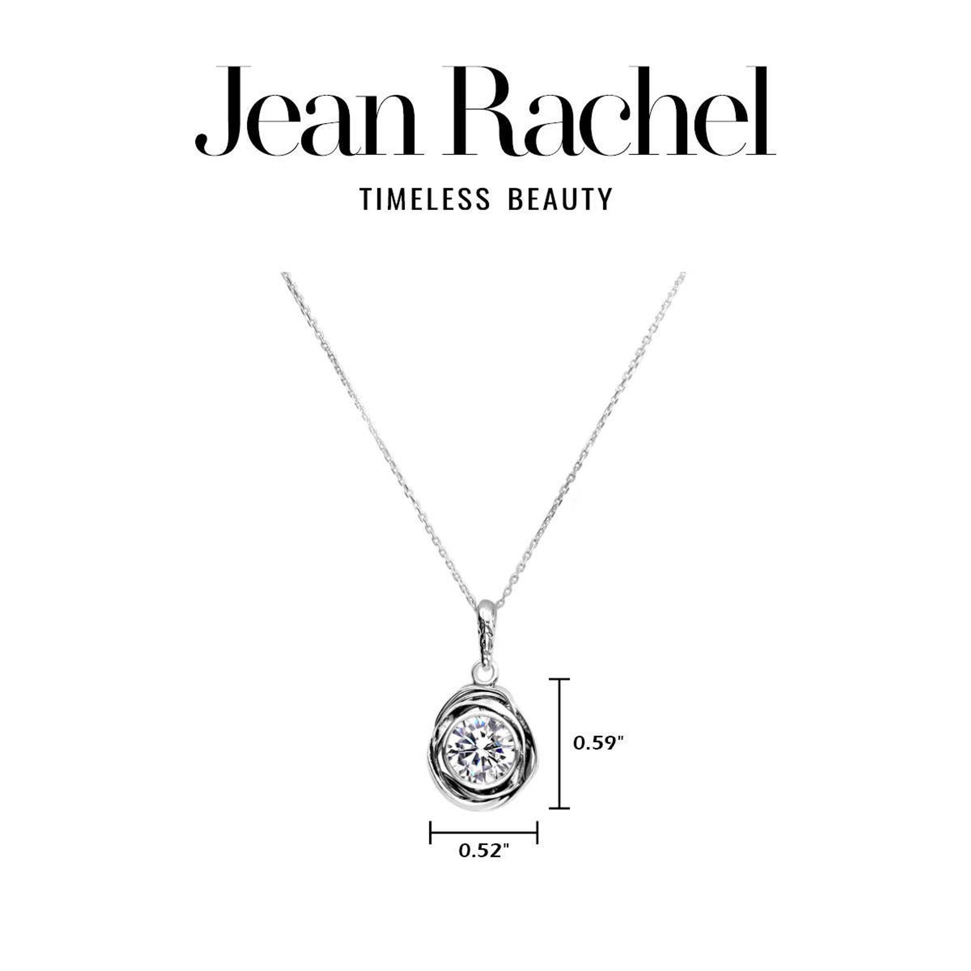 Collana con ciondolo in argento sterling e zirconia cubica