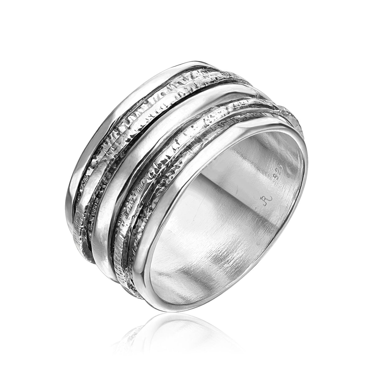 Vintage Style Sterling Silver Spinner Rings - Chronicle Collectibles