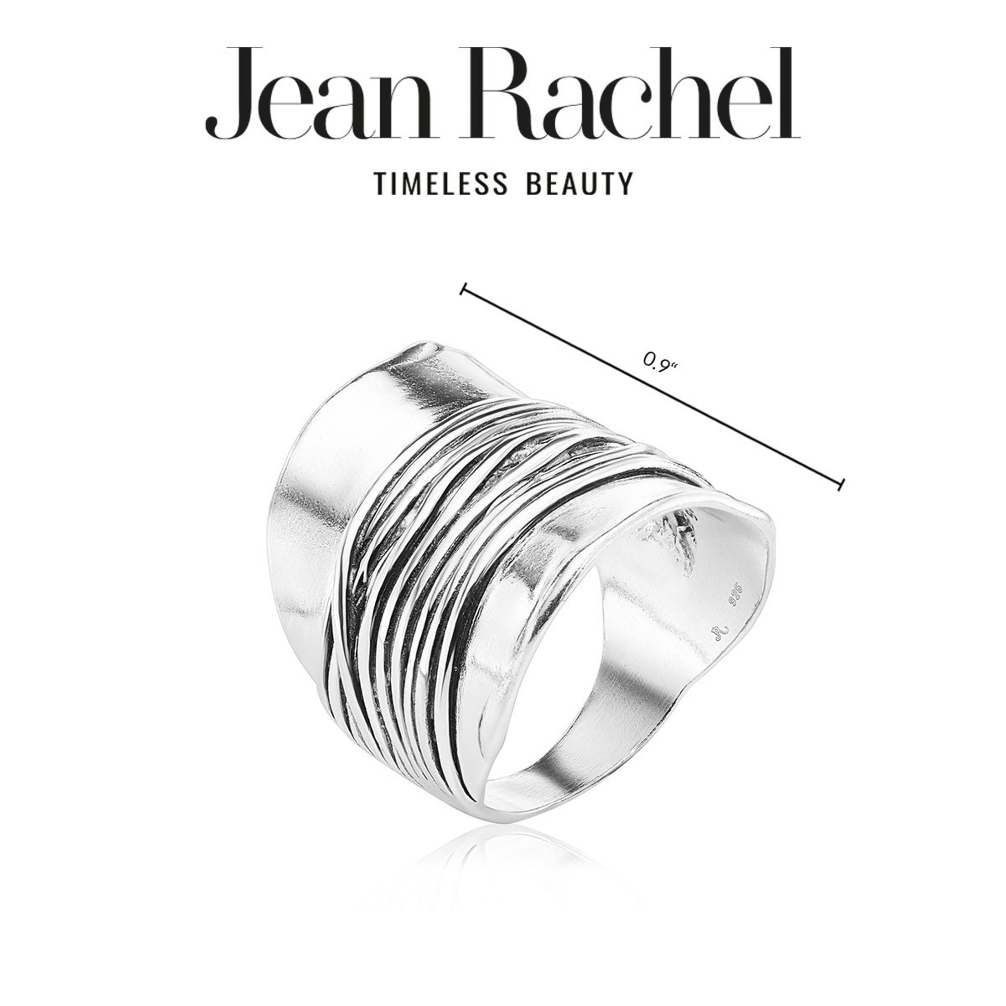 Sterling Silver Wire Wrap Shield Ring