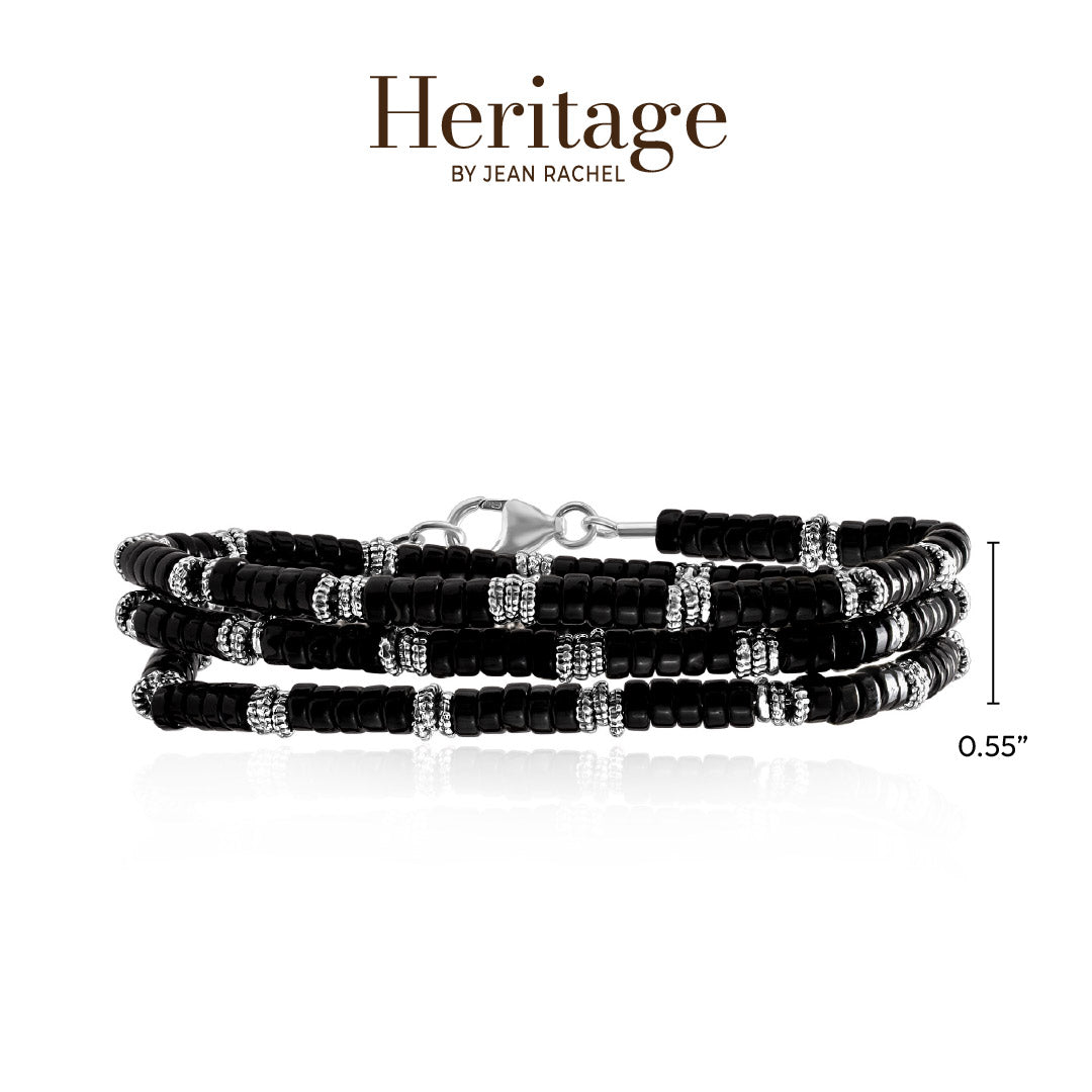 Bracciale rigido floreale in argento sterling