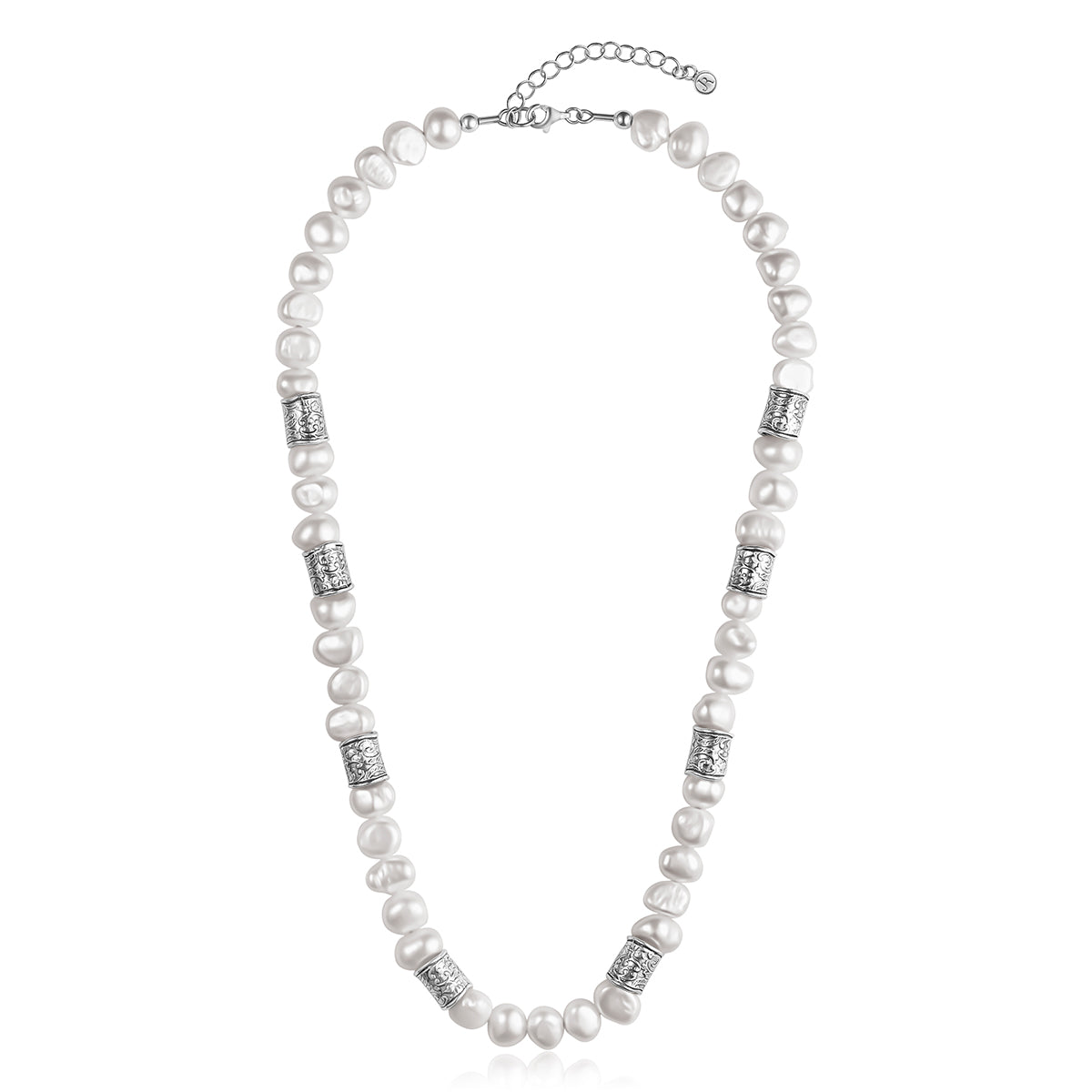 Sterling Silver Freshwater Pearl Chain Necklace
