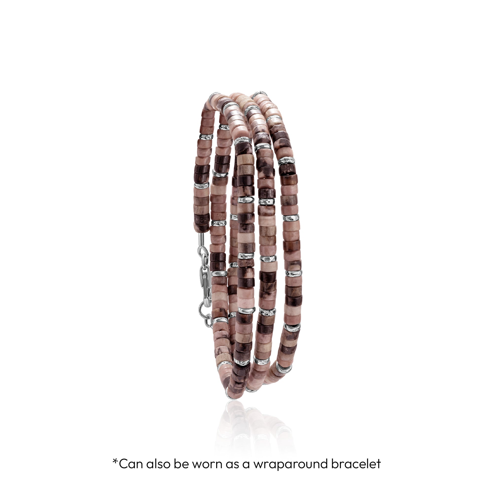 Manschettenarmband aus Sterlingsilber mit Blumenmuster