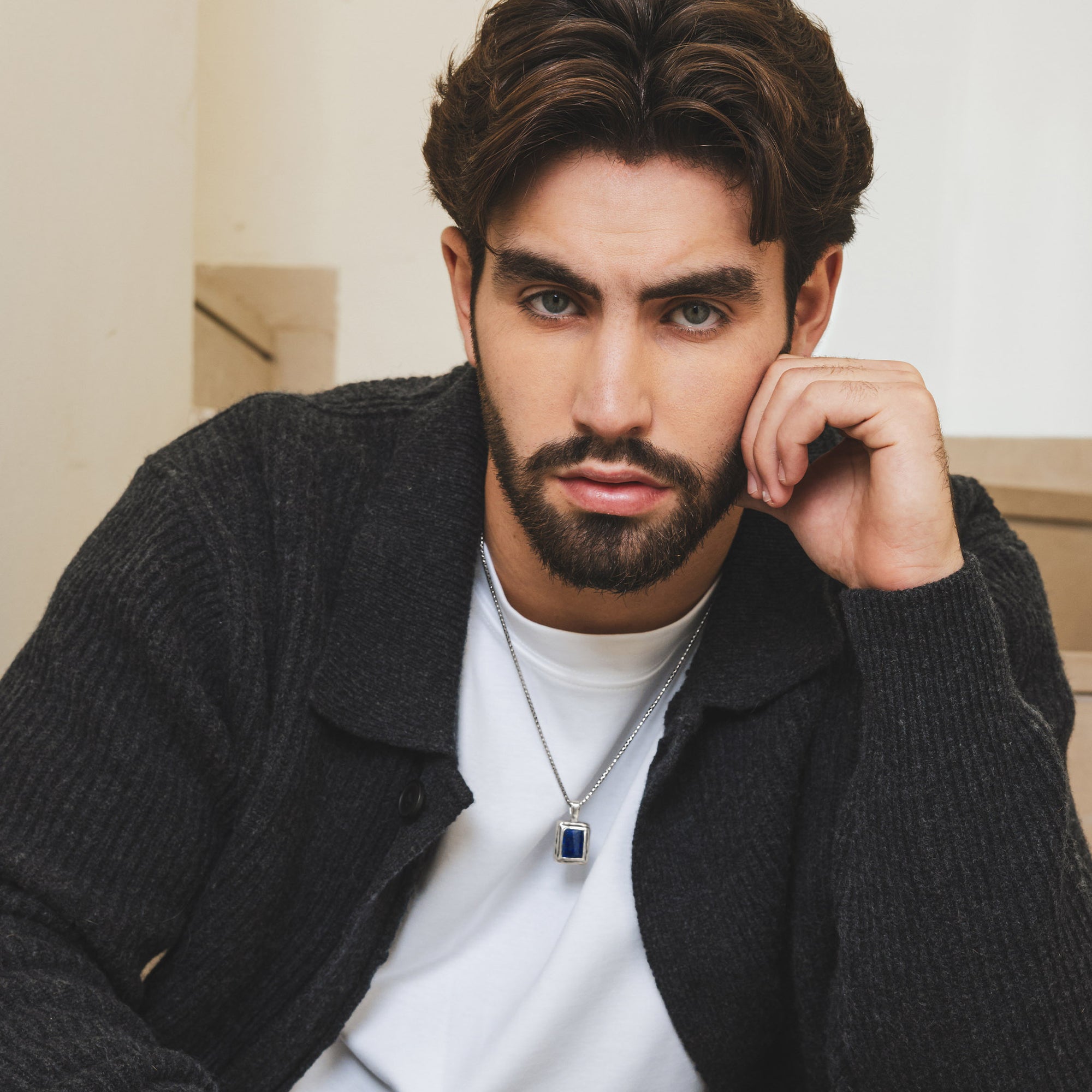 Bracciale rigido floreale in argento sterling