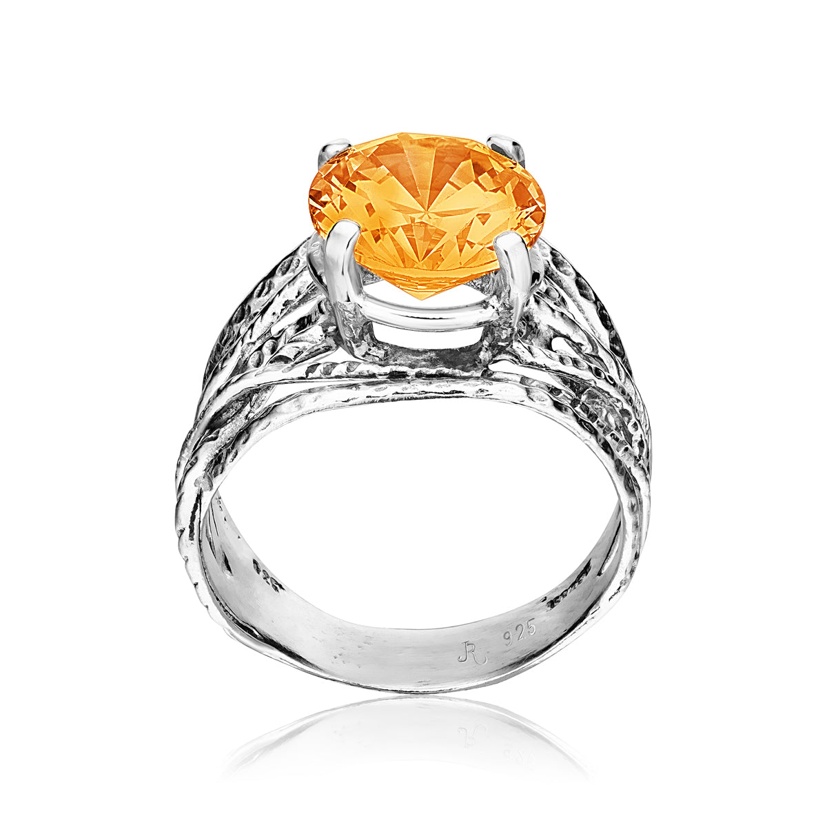 Sterling Silver Citrine CZ Wrap Ring – Jean Rachel Jewelry