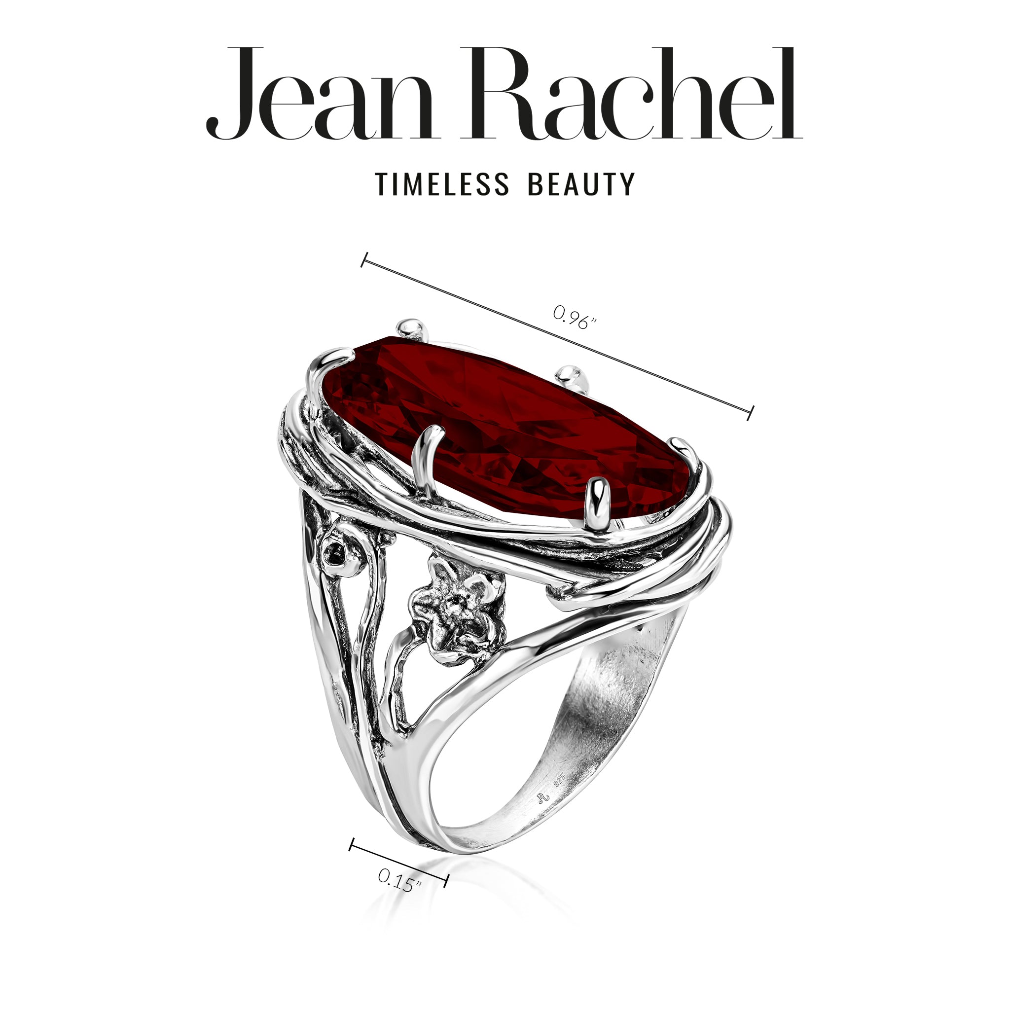 【専用】Champagne garnet ... ring 5.56CTW Champagne Garnet /0.9 Simulant White Diamond 18K