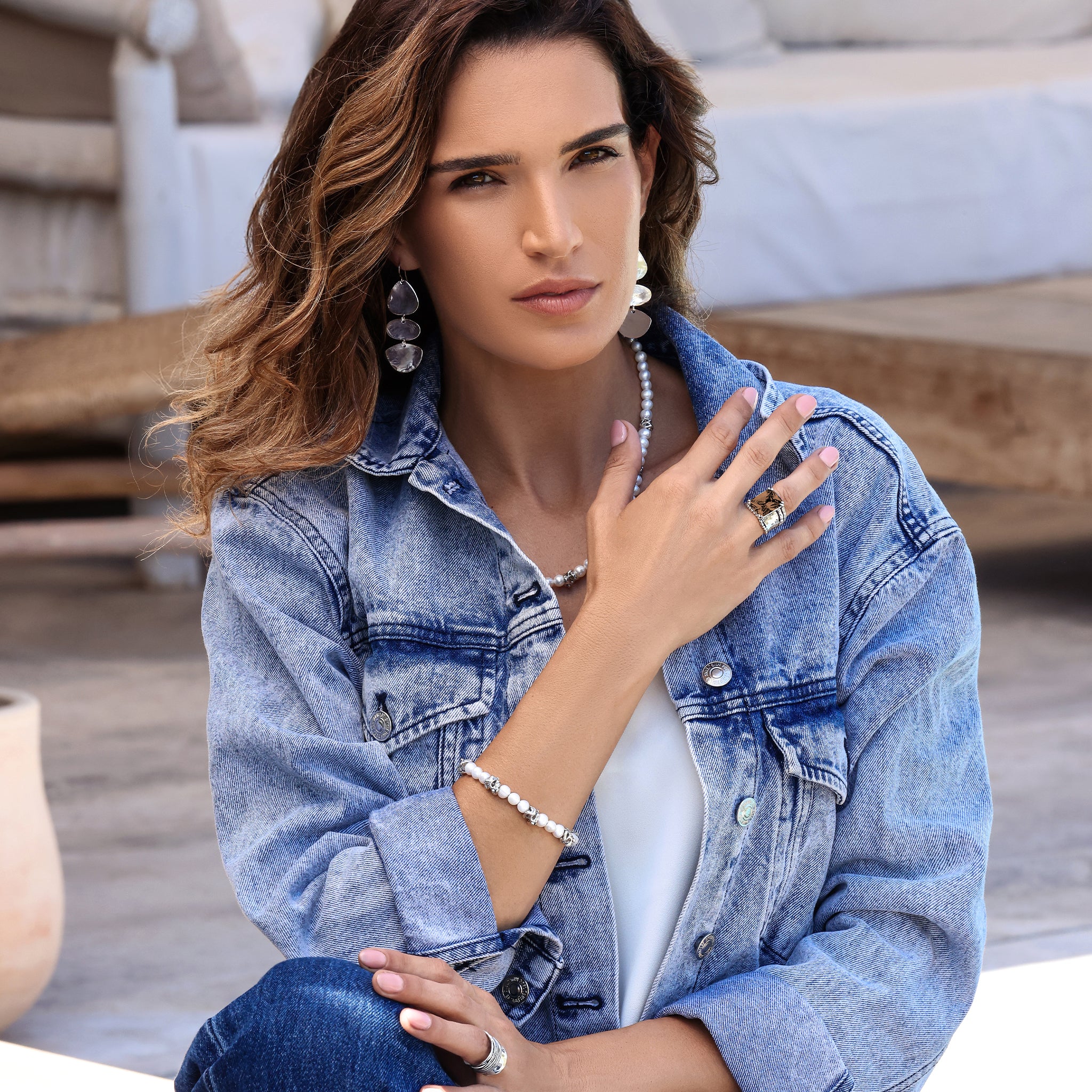 Bold Sterling Silver Octagon Smokey CZ Ring – Jean Rachel