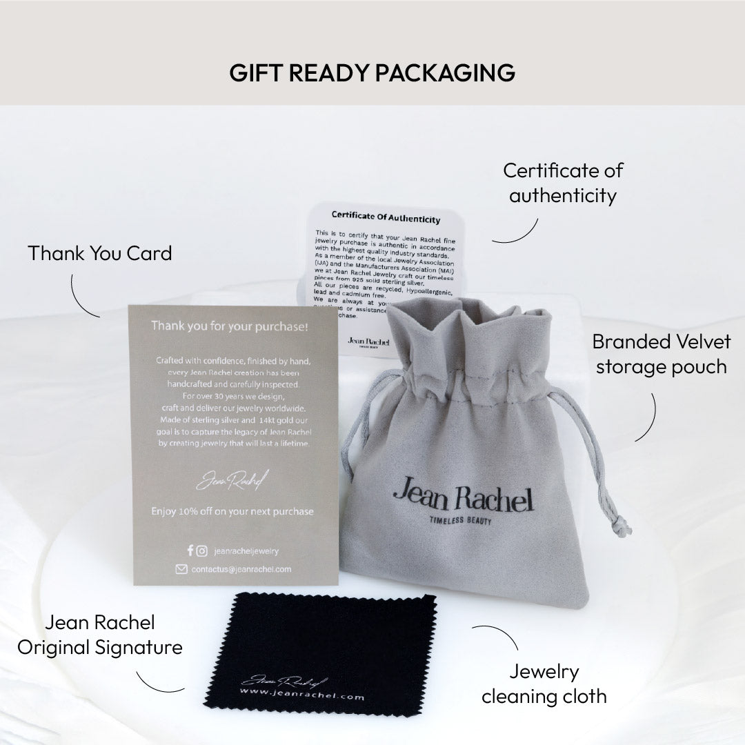 Mixed Metal Sapphire CZ Wire Wrap Ring