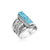 Aquamarine Cubic Zirconia