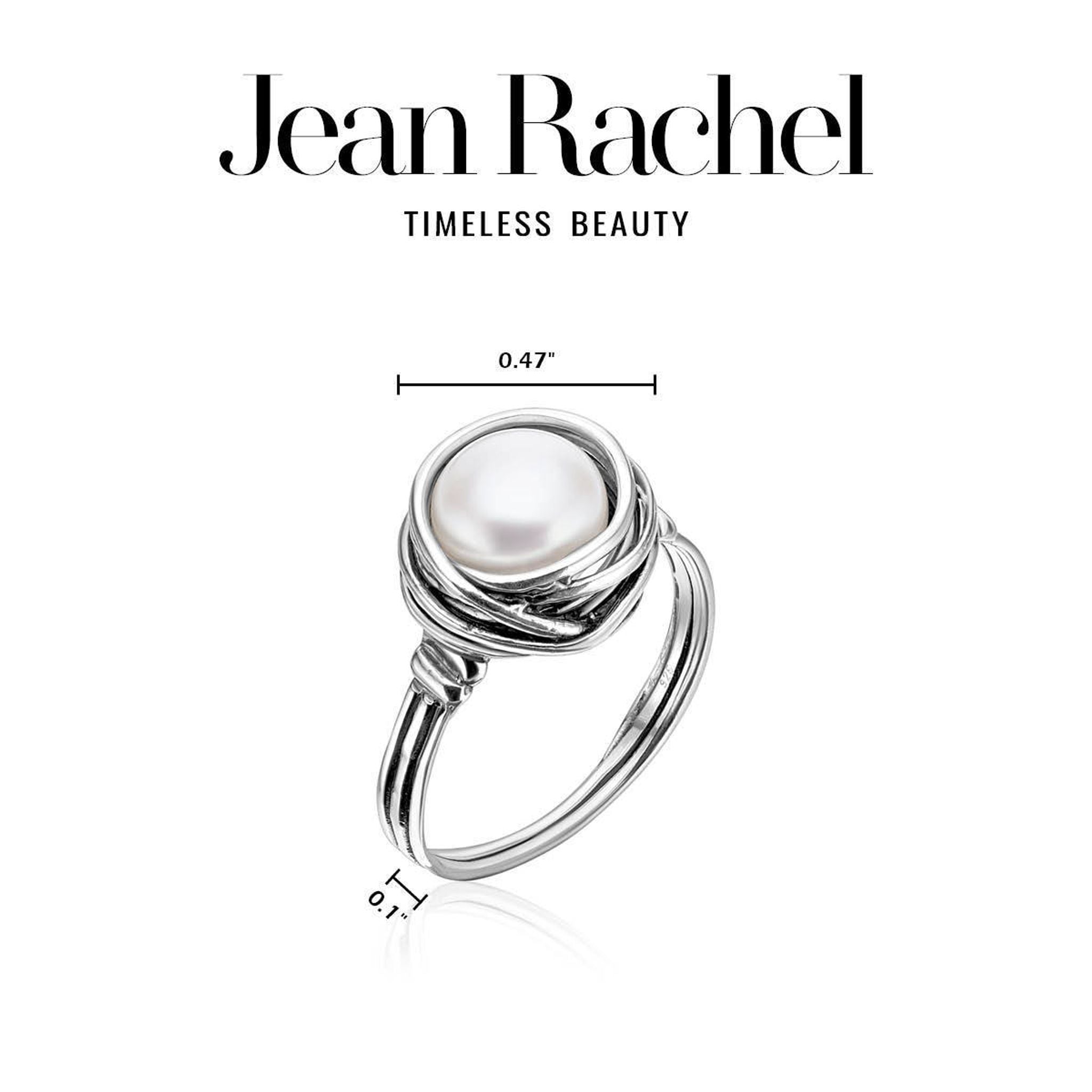 Sterling Silver Freshwater Pearl Ring – Jean Rachel Jewelry