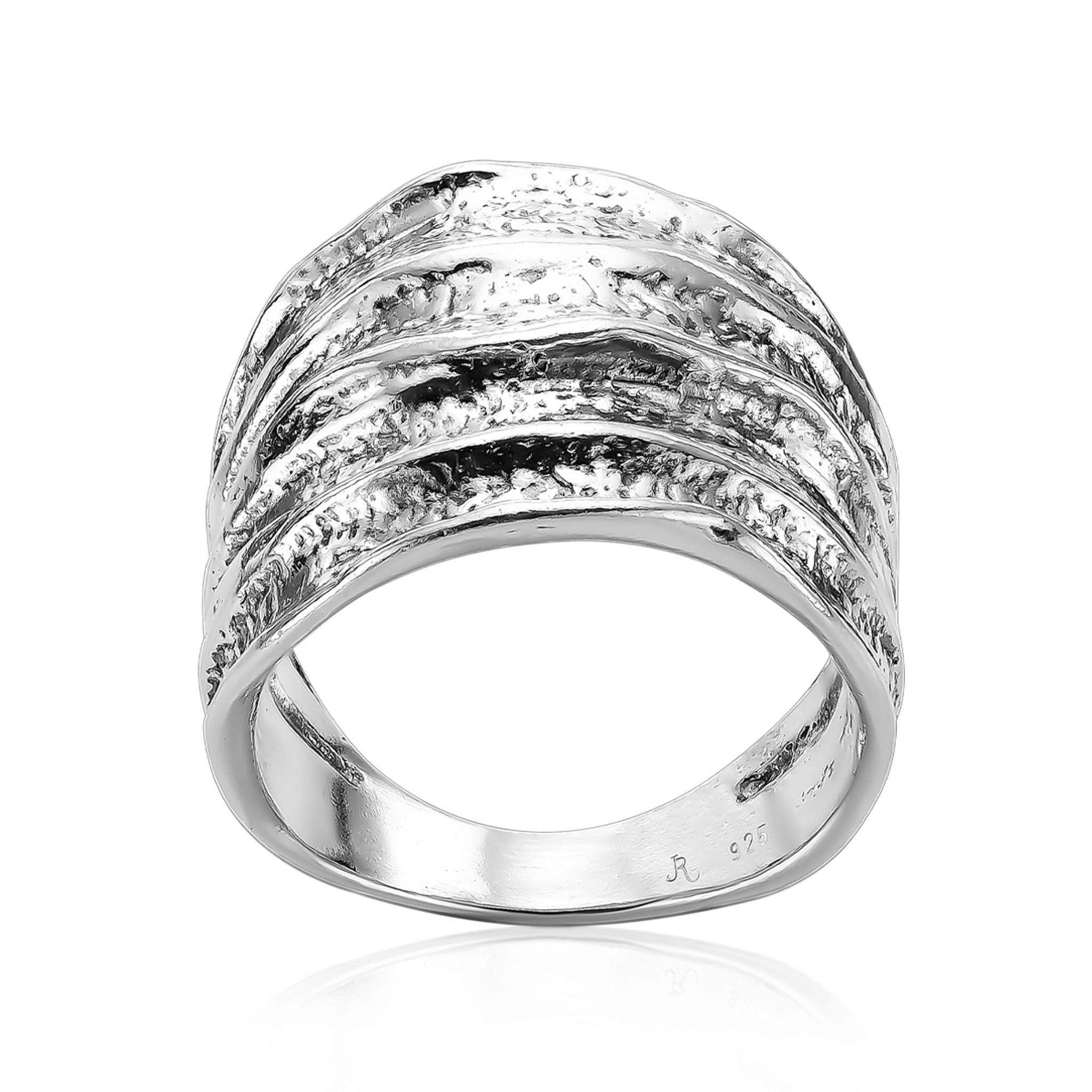 Textured Sterling Silver Ring