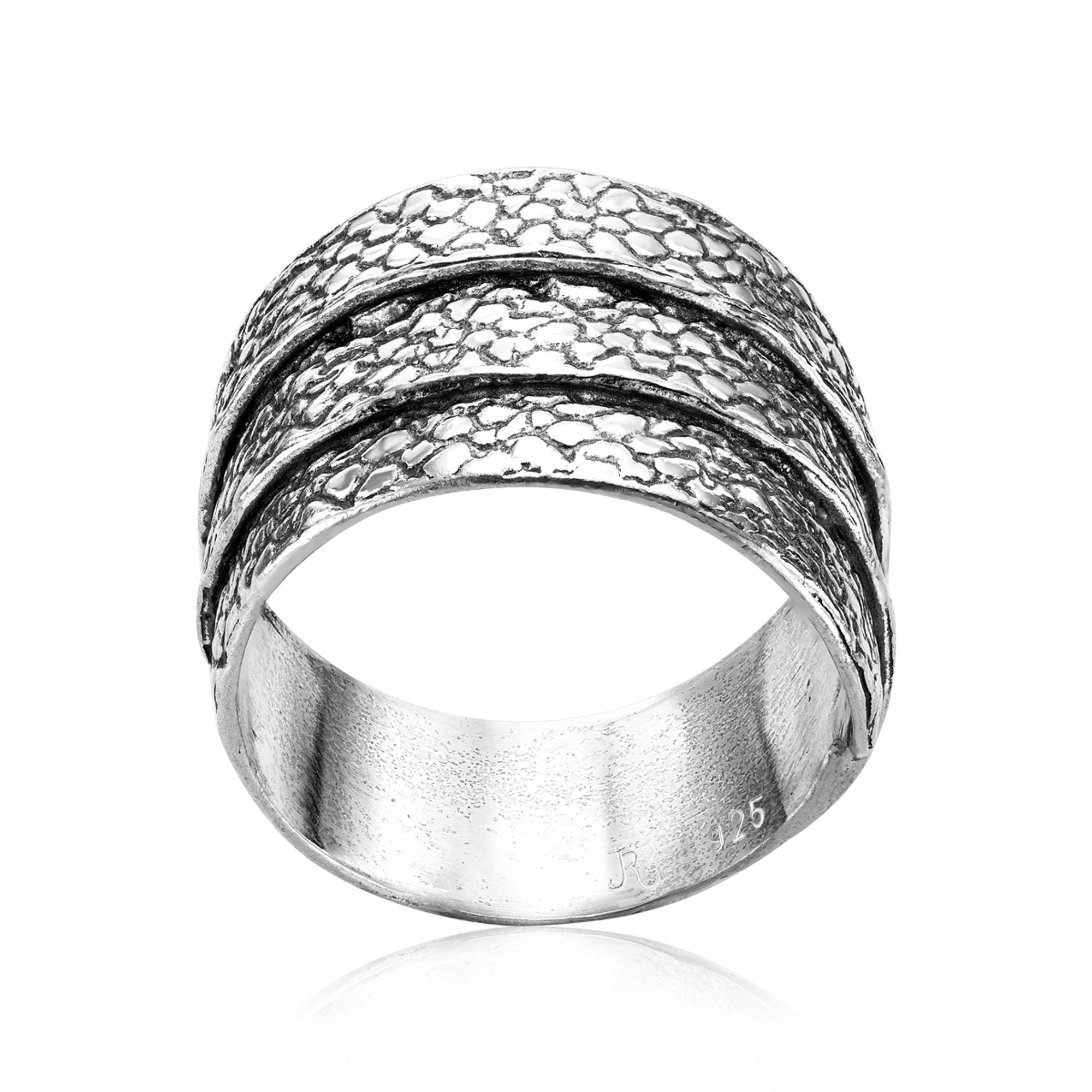 Sterling Silver Statement Wrap Ring